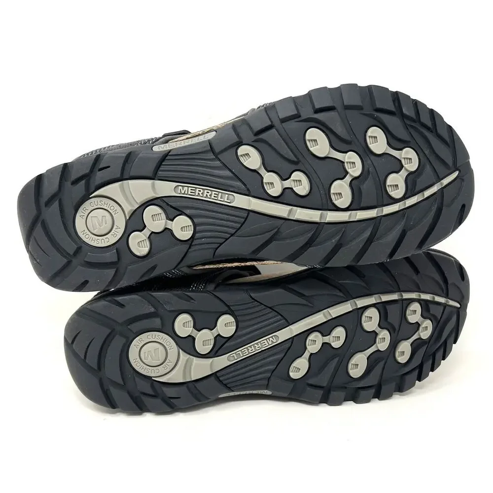 Merrell Mens Sandspur Oak Sandal 12 Black Granite Gray Rugged Adjustable Straps